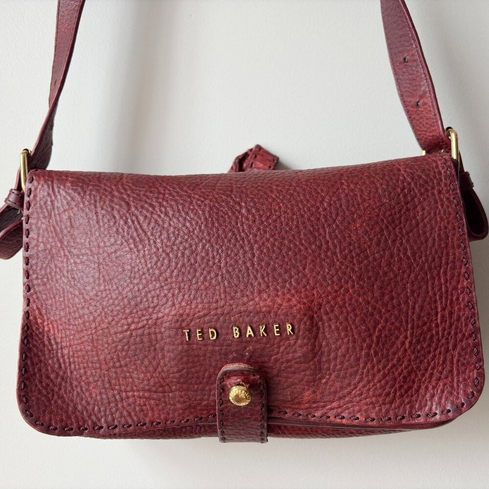 Ted Baker Markun Red Leather crossbody